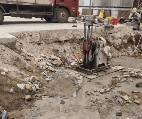 马关公路下沉压浆